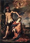 Guercino Canvas Paintings - Martyrdom of St Catherine